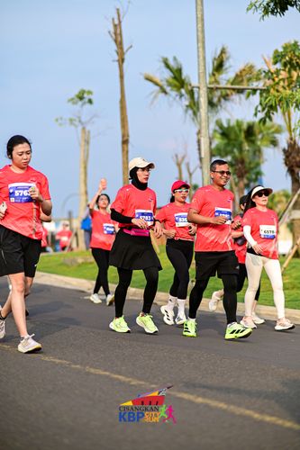 Race photo from CISANGKAN KBP CITY RUN 2025