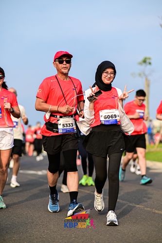 Race photo from CISANGKAN KBP CITY RUN 2025