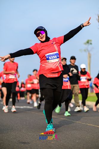 Race photo from CISANGKAN KBP CITY RUN 2025