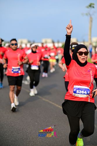 Race photo from CISANGKAN KBP CITY RUN 2025