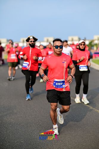 Race photo from CISANGKAN KBP CITY RUN 2025