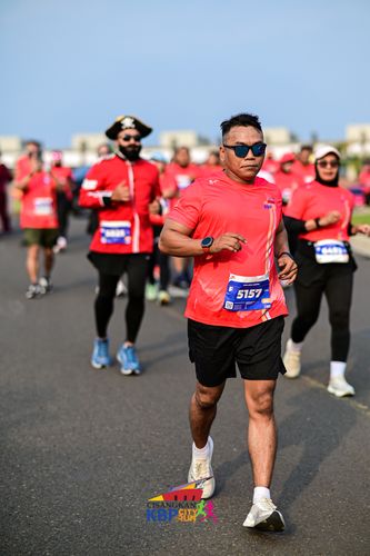 Race photo from CISANGKAN KBP CITY RUN 2025