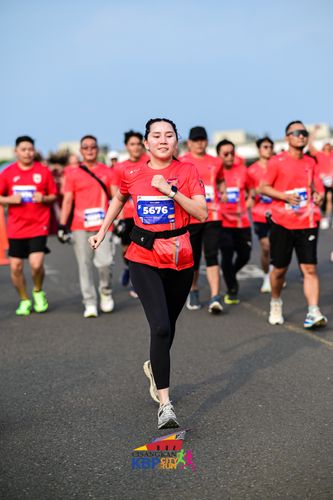 Race photo from CISANGKAN KBP CITY RUN 2025