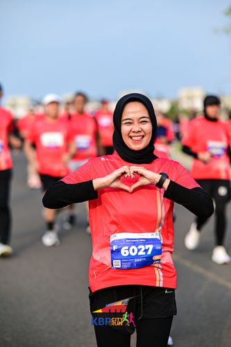 Race photo from CISANGKAN KBP CITY RUN 2025