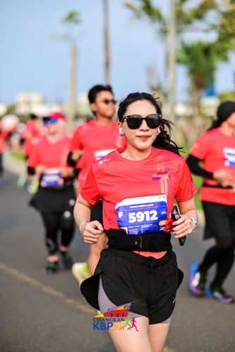Race photo from CISANGKAN KBP CITY RUN 2025