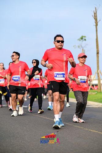 Race photo from CISANGKAN KBP CITY RUN 2025