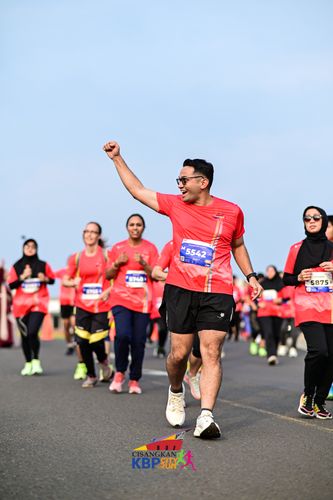 Race photo from CISANGKAN KBP CITY RUN 2025