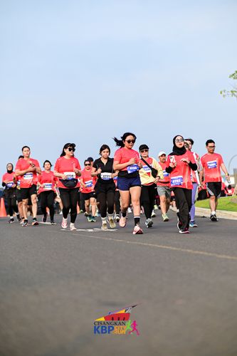 Race photo from CISANGKAN KBP CITY RUN 2025