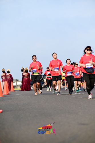Race photo from CISANGKAN KBP CITY RUN 2025