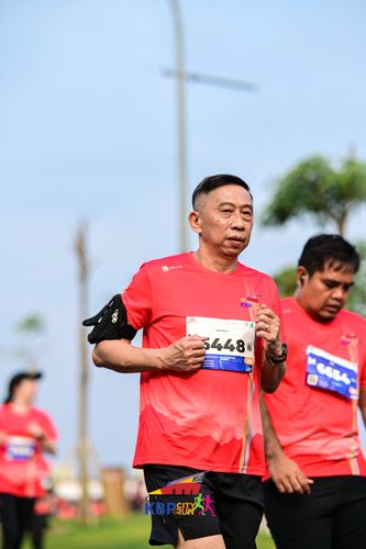 Race photo from CISANGKAN KBP CITY RUN 2025