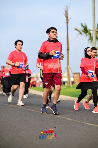 Race photo from CISANGKAN KBP CITY RUN 2025