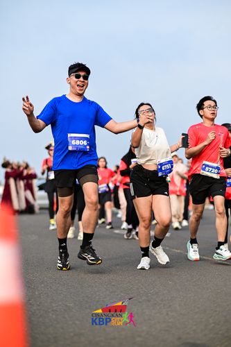 Race photo from CISANGKAN KBP CITY RUN 2025