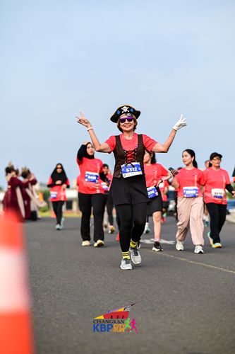 Race photo from CISANGKAN KBP CITY RUN 2025
