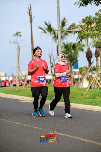 Race photo from CISANGKAN KBP CITY RUN 2025