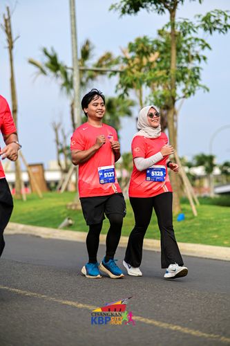 Race photo from CISANGKAN KBP CITY RUN 2025