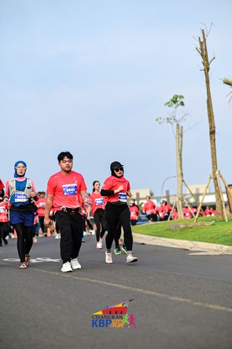 Race photo from CISANGKAN KBP CITY RUN 2025