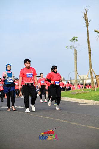 Race photo from CISANGKAN KBP CITY RUN 2025