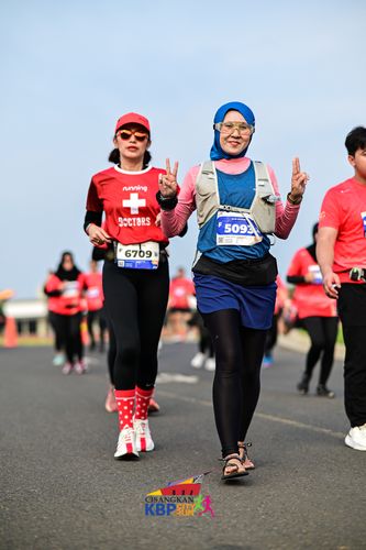 Race photo from CISANGKAN KBP CITY RUN 2025