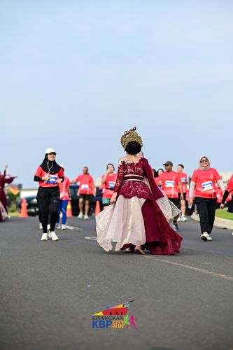 Race photo from CISANGKAN KBP CITY RUN 2025