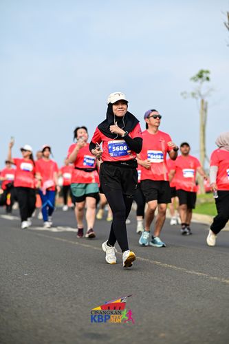 Race photo from CISANGKAN KBP CITY RUN 2025