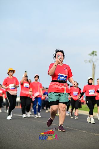Race photo from CISANGKAN KBP CITY RUN 2025