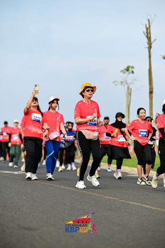 Race photo from CISANGKAN KBP CITY RUN 2025