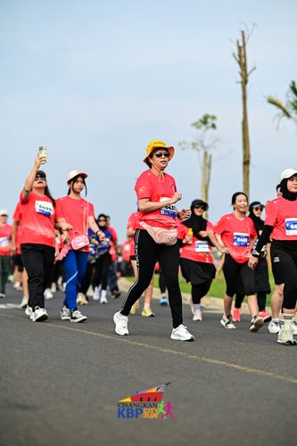 Race photo from CISANGKAN KBP CITY RUN 2025