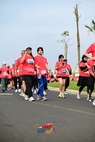 Race photo from CISANGKAN KBP CITY RUN 2025