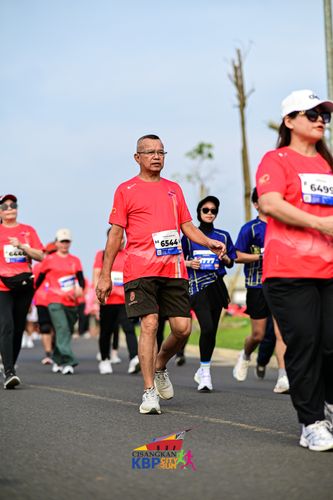 Race photo from CISANGKAN KBP CITY RUN 2025