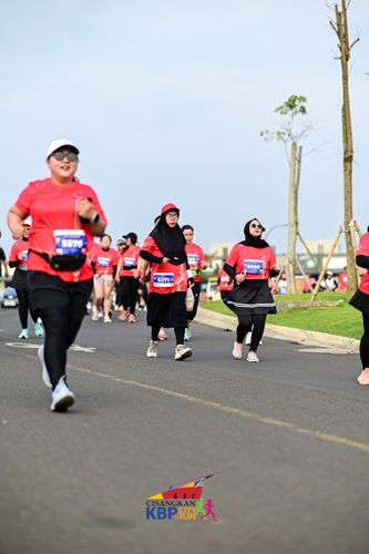Race photo from CISANGKAN KBP CITY RUN 2025