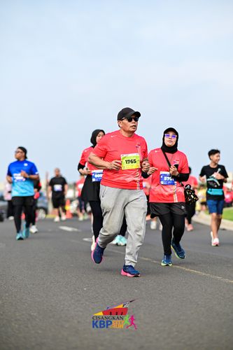 Race photo from CISANGKAN KBP CITY RUN 2025