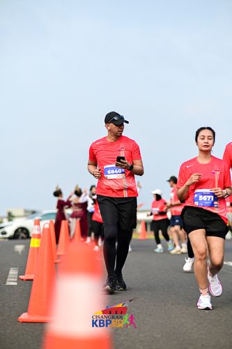 Race photo from CISANGKAN KBP CITY RUN 2025