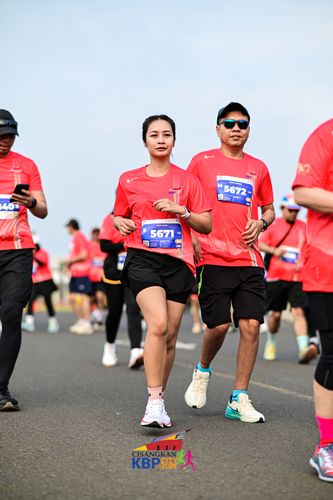 Race photo from CISANGKAN KBP CITY RUN 2025