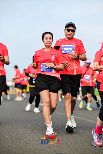 Race photo from CISANGKAN KBP CITY RUN 2025