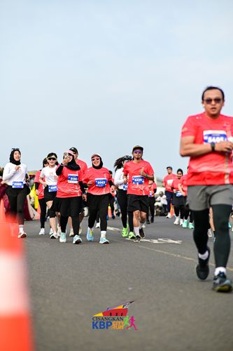 Race photo from CISANGKAN KBP CITY RUN 2025