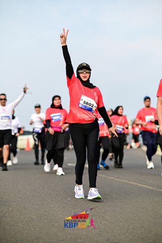 Race photo from CISANGKAN KBP CITY RUN 2025