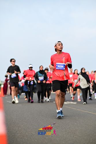Race photo from CISANGKAN KBP CITY RUN 2025