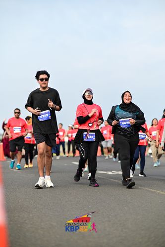 Race photo from CISANGKAN KBP CITY RUN 2025