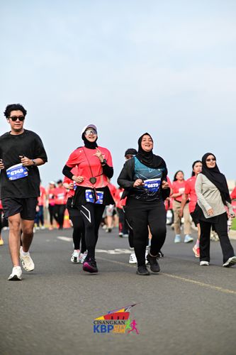 Race photo from CISANGKAN KBP CITY RUN 2025