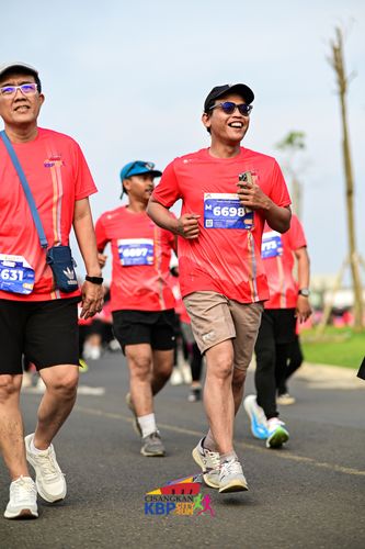 Race photo from CISANGKAN KBP CITY RUN 2025