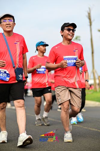 Race photo from CISANGKAN KBP CITY RUN 2025