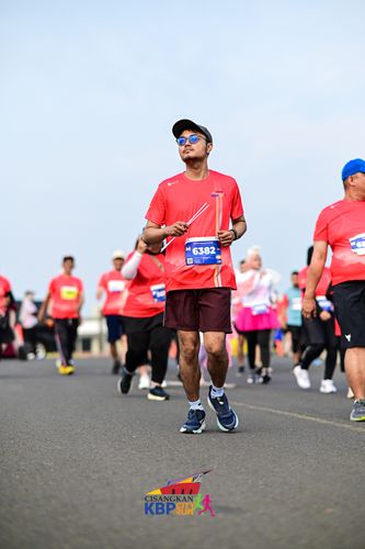 Race photo from CISANGKAN KBP CITY RUN 2025