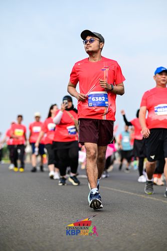 Race photo from CISANGKAN KBP CITY RUN 2025