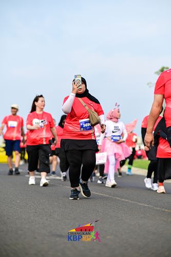 Race photo from CISANGKAN KBP CITY RUN 2025