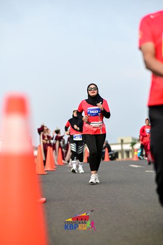 Race photo from CISANGKAN KBP CITY RUN 2025