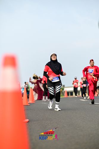Race photo from CISANGKAN KBP CITY RUN 2025