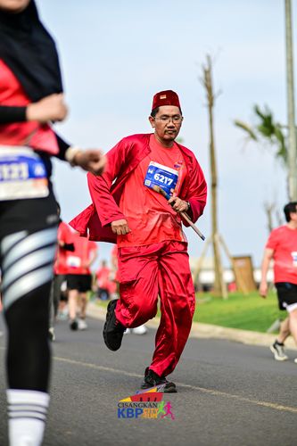 Race photo from CISANGKAN KBP CITY RUN 2025