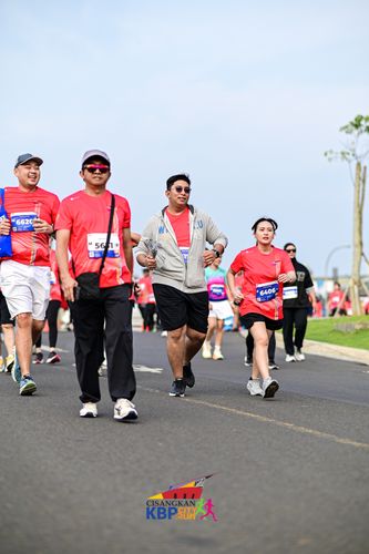 Race photo from CISANGKAN KBP CITY RUN 2025