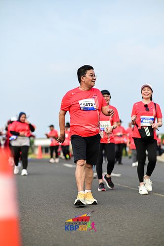 Race photo from CISANGKAN KBP CITY RUN 2025