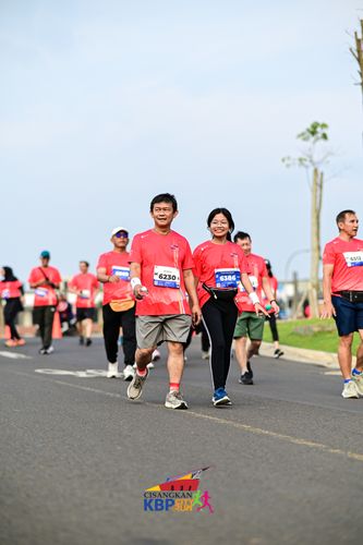 Race photo from CISANGKAN KBP CITY RUN 2025